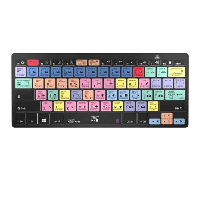 (image for) Logickeyboard Premiere Pro CC Mini Bluetooth PC Keyboard